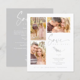 Budget Grey Trendy Branches Wedding 3 Photos