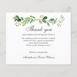 BUDGET Grönska Blad Sommar Vår TACK