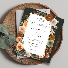 Budget Grönt & Terra Cotta Blommigt Bröllop S2 -DK