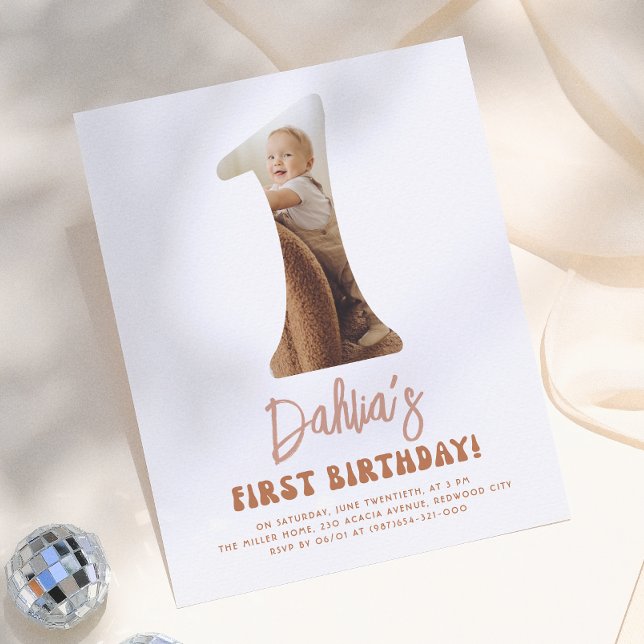 Budget Groovy One Daisy Photo 1st Birthday Party (Skapare uppladdad)