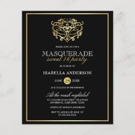 Budget Guld & Black MasqueraSverige 16 Party