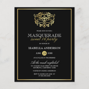 Budget Guld & Black MasqueraSverige 16 Party