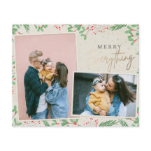 Budget Guld God Jul Allt Foto Julkort
