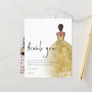Budget Guld Gown Photo Quinceañera Tack