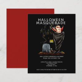 BUDGET Halloween maskerad greve Dracula grav