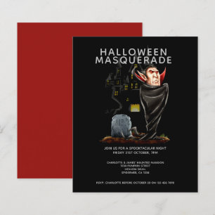 BUDGET Halloween maskerad greve Dracula grav