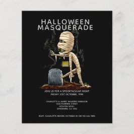 BUDGET Halloween Masquuppad Mummy Grave