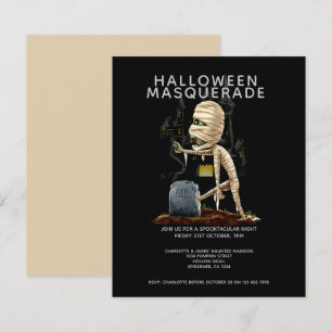 BUDGET Halloween Masquuppad Mummy Grave