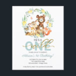 Budget Han är en Vild en första födelsedagsinbjuda<br><div class="desc">Goda skogsdjur,  en vild en första födelsedagsinbjudan,  lätt att anpassa med dina uppgifter. Sök efter matchande objekt i samlingen. ANPASSNING: Om du behöver anpassa designen kontaktar du mig via chatta. Om du behöver information om din beställning,  leveransalternativ osv. kontaktar du direkt Zazzle-support https://help.zazzle.com/hc/en-us/articles/221463567-How-Do-I-Contact-Zazzle-Customer-Support-</div>