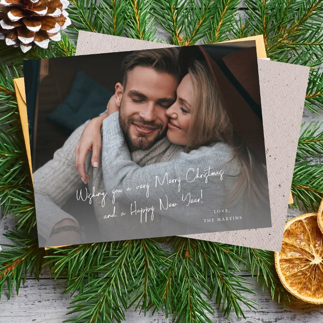 Budget Handskriven jul- eller högtidsnotisfoto (Skapare uppladdad)