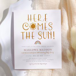 Budget Här kommer solen | Boho Babyfirande