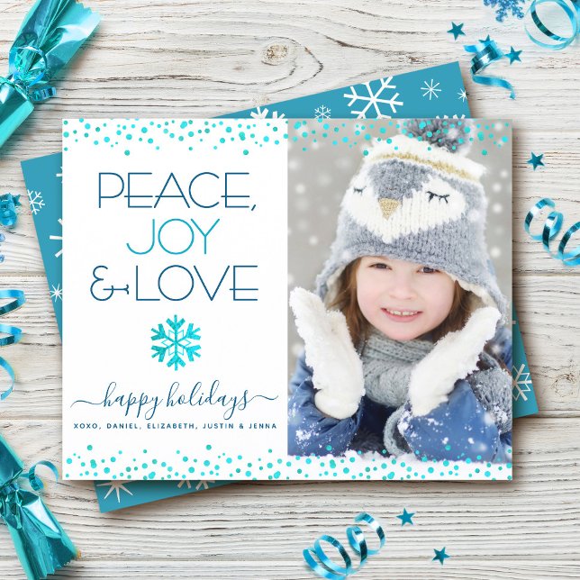 Budget Helgdag Photo Turcos Peace Joy Kärlek Card (Skapare uppladdad)
