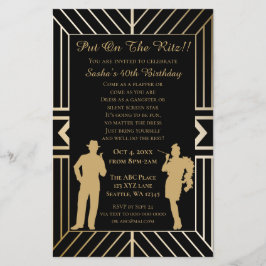 Budget Högt roande 20 flapper flicka gangster inbj