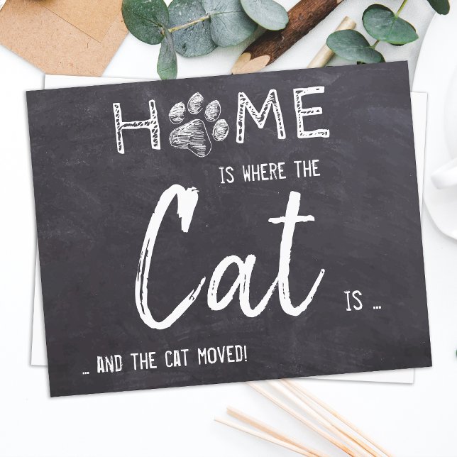 Budget Home where Cat is Flytta Notice (Skapare uppladdad)