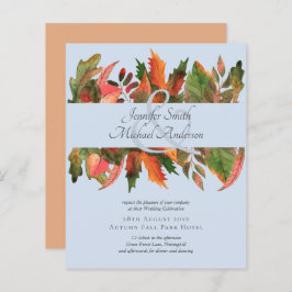 BUDGET Höstlöv Bröllop