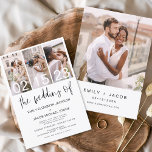 Budget - inbjudan till svartvitt fotobröllop flygblad<br><div class="desc">Gratulera till din kärlek-historia med vår budgetinbjudan till Black and White Photo Wedding. Den här eleganten och den prisvärda inbjudan som erbjuds fångar romantik:s tidlösa skönhet i klassisk svartvitt. Designad för kostym, oavsett budget, kompromissar inte inbjudan på stil. Svartvit-enkelheten framkallar en känsla av sofistikering och ära, skapar det perfekt för...</div>