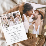 Budget - inbjudan till svartvitt fotobröllop flygblad<br><div class="desc">Gratulera till din kärlek-historia med vår budgetinbjudan till Black and White Photo Wedding. Den här eleganten och den prisvärda inbjudan som erbjuds fångar romantik:s tidlösa skönhet i klassisk svartvitt. Designad för kostym, oavsett budget, kompromissar inte inbjudan på stil. Svartvit-enkelheten framkallar en känsla av sofistikering och ära, skapar det perfekt för...</div>