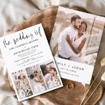 Budget - inbjudan till svartvitt fotobröllop flygblad<br><div class="desc">Gratulera till din kärlek-historia med vår budgetinbjudan till Black and White Photo Wedding. Den här eleganten och den prisvärda inbjudan som erbjuds fångar romantik:s tidlösa skönhet i klassisk svartvitt. Designad för kostym, oavsett budget, kompromissar inte inbjudan på stil. Svartvit-enkelheten framkallar en känsla av sofistikering och ära, skapar det perfekt för...</div>