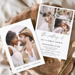 Budget - inbjudan till svartvitt fotobröllop flygblad<br><div class="desc">Gratulera till din kärlek-historia med vår budgetinbjudan till Black and White Photo Wedding. Den här eleganten och den prisvärda inbjudan som erbjuds fångar romantik:s tidlösa skönhet i klassisk svartvitt. Designad för kostym, oavsett budget, kompromissar inte inbjudan på stil. Svartvit-enkelheten framkallar en känsla av sofistikering och ära, skapar det perfekt för...</div>