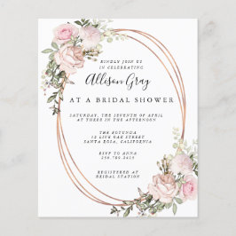 Budget Inbjudningskort för möhippan Flyer