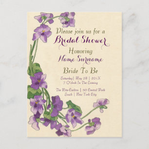 Budget- inbjudningskort för möhippan för elegant