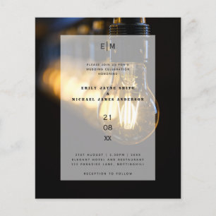 Budget Industrial Edison ljus Warehouse Bröllop
