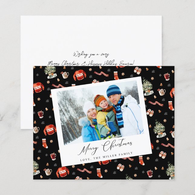 Budget Instant Foto Festive Jul  (Fram/baksida)