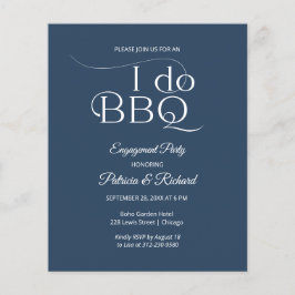 Budget jag gör BBQ-fest Invitation