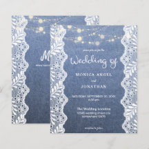 Budget Jean Lace Strängljus Bröllop