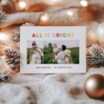 budget jul 2 fotokollage regnbåge färglös anteckningskort<br><div class="desc">Budgeten Photo 2 kollage jul - alla färgstarka rand i julregnbågen är en samling av helgdag i roligtens lysande familj.</div>