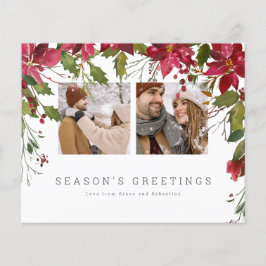 BUDGET Jul Poinsettia Photo Personlig