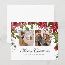BUDGET Jul Poinsettia Photo Personlig
