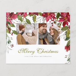 BUDGET Jul Poinsettia Photo Personlig