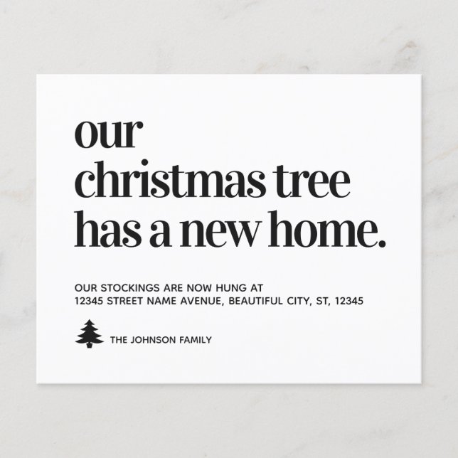 Budget Julgran - ny hemmabruk för Vi har flyttat (Framsida)