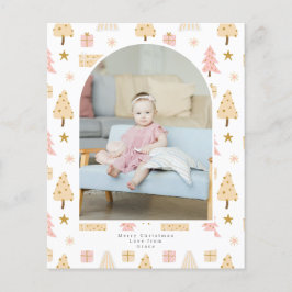 BUDGET Julgran Rosa Photo Personlig