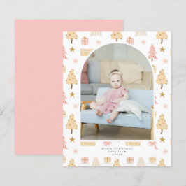 BUDGET Julgran Rosa Photo Personlig