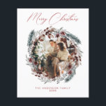 Budget Julkort med Foto<br><div class="desc">Skapa ett varaktigt intryck denna säsong med ett unikt julkort. Denna enkla julgran-kortmall har en ren,  modern design. Anpassa den med din information och gör den unik för dig!</div>