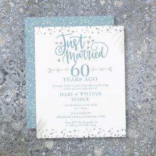 Budget Just Married 60-årsjubileumsinbjudan
