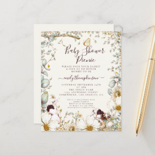 Budget Kaniner Baby Shower Picknick Flicka Pojke I