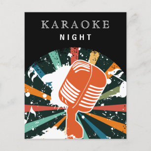 Budget Karaoke Nattfest-inbjudan