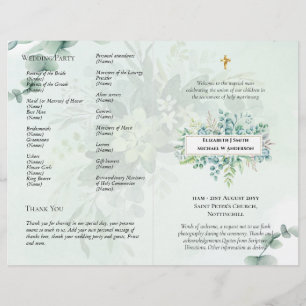 BUDGET Katolsk Bröllopsmässa Nuptialmässa Program 