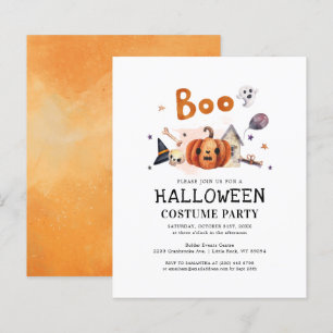 Budget Kids Halloween Costume Party-inbjudan