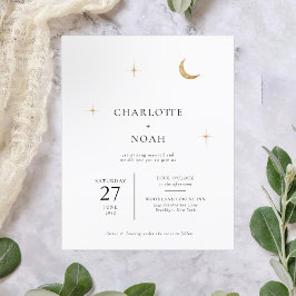 BUDGET Klassiska Celestiala Guld Måne Stjärnor Brö