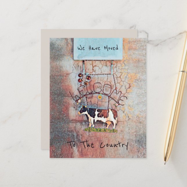 Budget Ko Rustik Country Western Bondgård Flyttkor (Fram/Back In Situ)