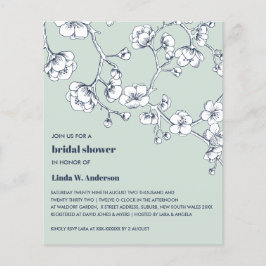 BUDGET Körsbärsblom Navy Salvia GRÖN