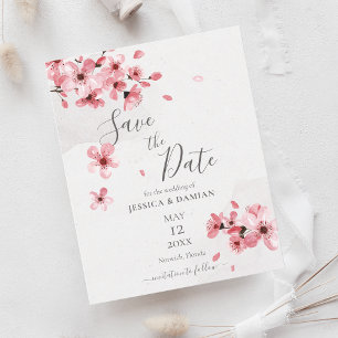 Budget Körsbärsblomning Blommig Bröllop Spara Datu