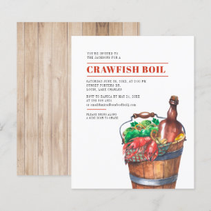 Budget Kräftor Boil Summer Party bjudan