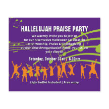 Budget Kristen Halloween PRIS PÅ PARTY Inbjudan