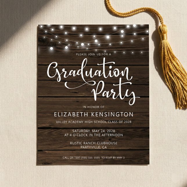 Budget lantliga strängljus träd examensfest (Skapare uppladdad)