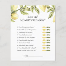 BUDGET Lemon babyduschspel Gissa vem